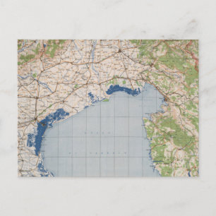 Map of Venice, Italy Postcard