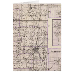 Map of Vermilion County, Mason City