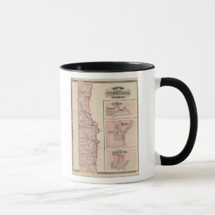 Map of Vermillion County with Newport Mug