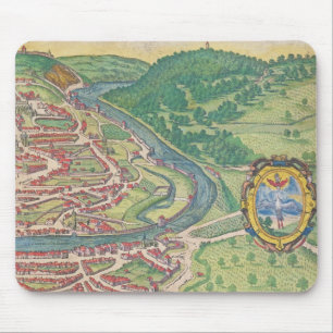 Map of Vienna Mouse Mat