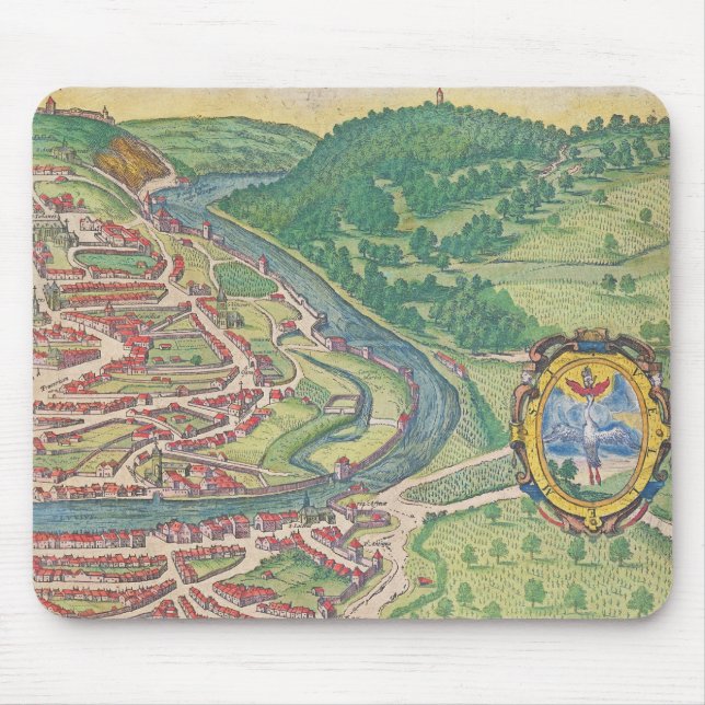 Map of Vienna Mouse Mat (Front)