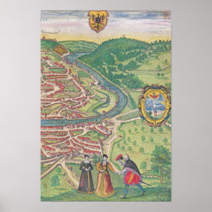 Map of Vienna Poster