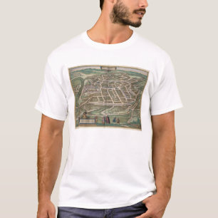 Map of Vilnius, Lithuania, from 'Civitates Orbis T T-Shirt