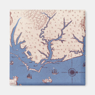 Map of Virginia Magnet