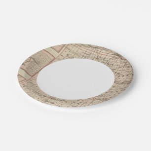 Map of Warren County, Abingdon Paper Plate