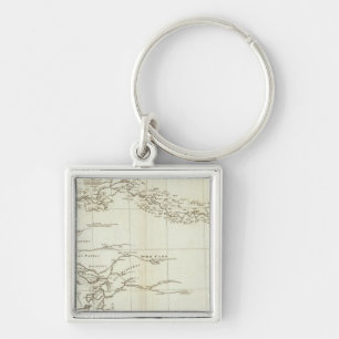 Map of West Africa Key Ring