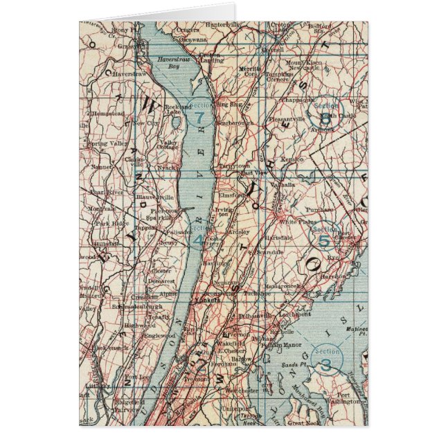 Map of Westchester County, New York (Front)