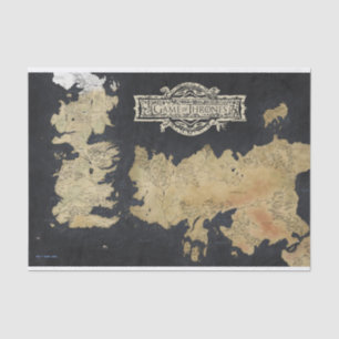 Map of Westeros Tissue Paper