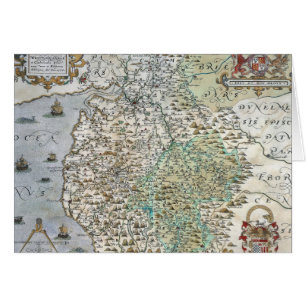 Map of Westmorland and Cumberland 1576