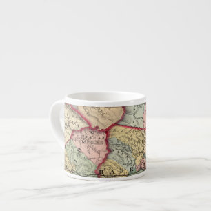 Map of Winfield, West Virginia Espresso Cup