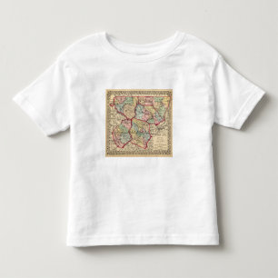 Map of Winfield, West Virginia Toddler T-Shirt