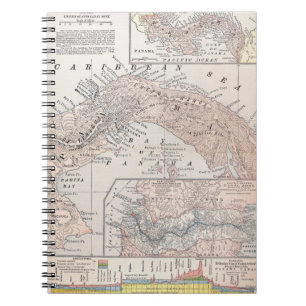 MAP: PANAMA, 1907 NOTEBOOK