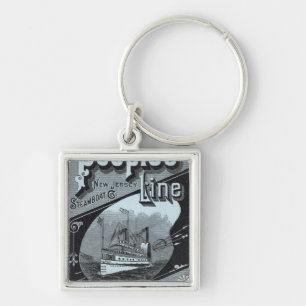 Map Peoples Line of Steamers Key Ring