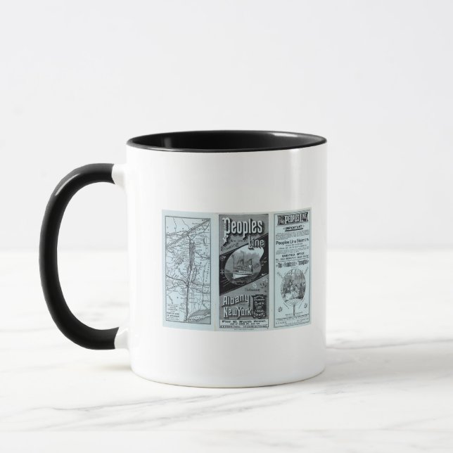 Map Peoples Line of Steamers Mug (Left)