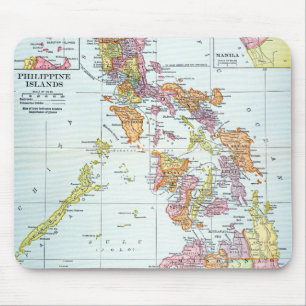 MAP: PHILIPPINES, 1905 MOUSE MAT