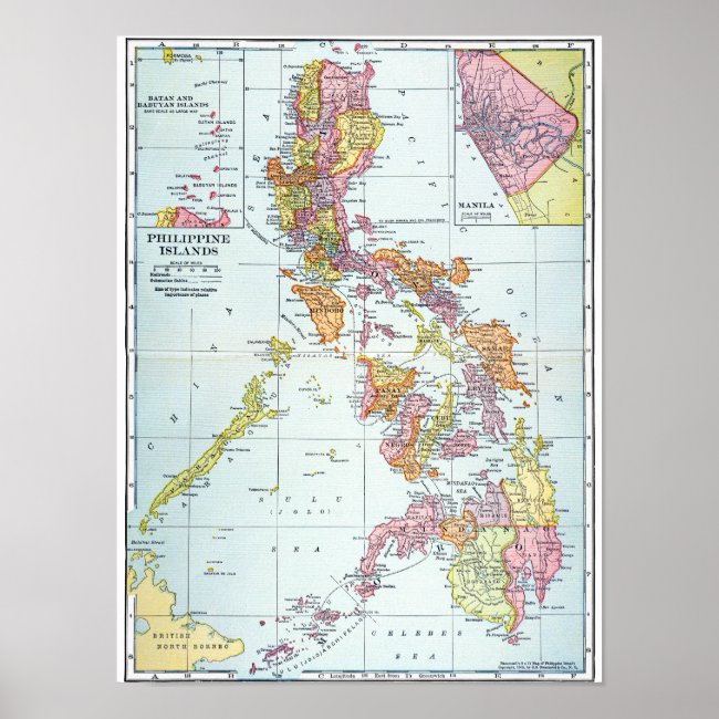MAP: PHILIPPINES, 1905