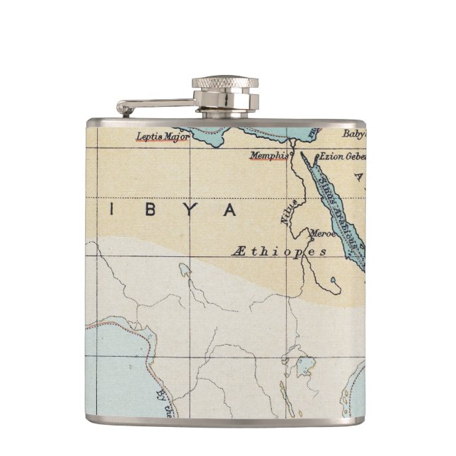 MAP: PHOENICIAN EMPIRE HIP FLASK (Front)