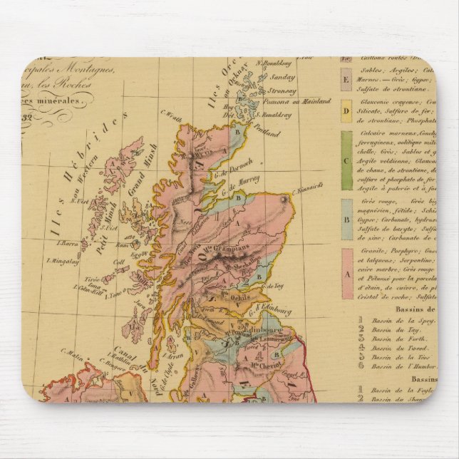 Map physical and mineralogical mouse mat (Front)