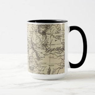 Map Portion of Africa   Cameron's Route Mug