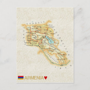 MAP POSTCARDS ♥ Armenia
