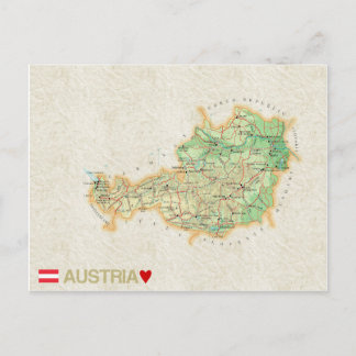 MAP POSTCARDS ♥ Austria