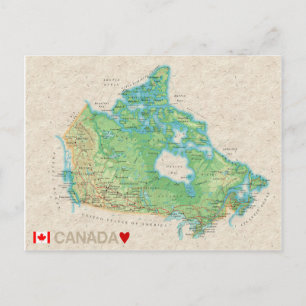 MAP POSTCARDS ♥ Canada