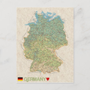 MAP POSTCARDS ♥ Germany