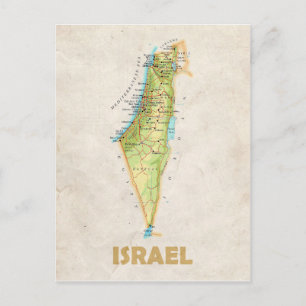 MAP POSTCARDS ♥ Israel