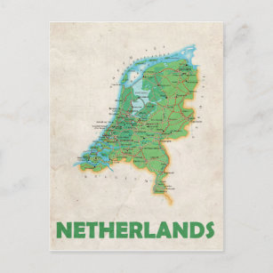 MAP POSTCARDS ♥ Netherlands