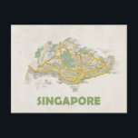 MAP POSTCARDS ♥ Singapore<br><div class="desc">Singapore</div>