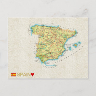 MAP POSTCARDS ♥ Spain