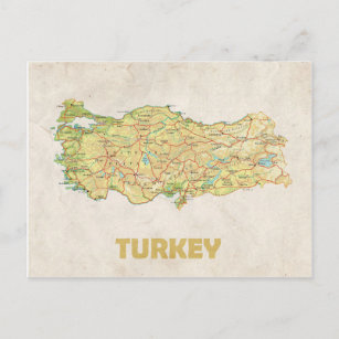 MAP POSTCARDS ♥ Turkey