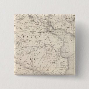 Map, Province of Buenos Aires, neighbouring 15 Cm Square Badge