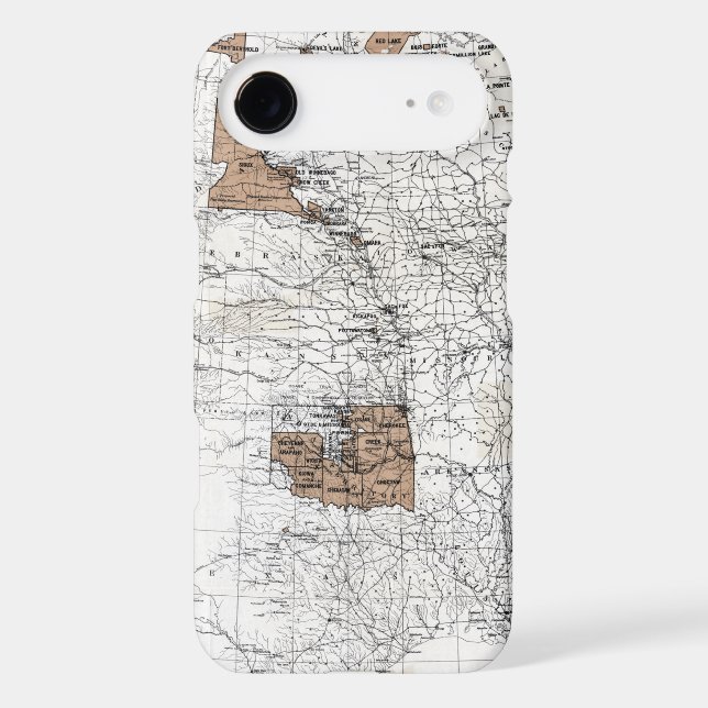 MAP: RESERVATIONS, 1888 Case-Mate SAMSUNG GALAXY CASE (Back)