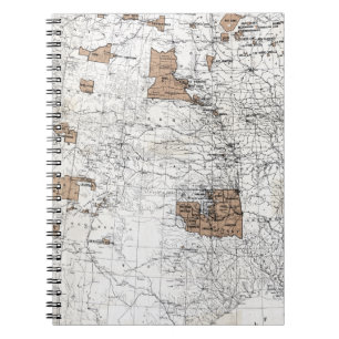 MAP: RESERVATIONS, 1888 NOTEBOOK