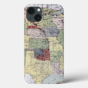 MAP: RESERVATIONS, 1892 iPhone 13 CASE