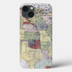 MAP: RESERVATIONS, 1892 iPhone 13 CASE