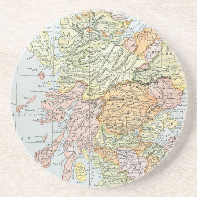 MAP: SCOTLAND COASTER (Front)