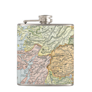 MAP: SCOTLAND HIP FLASK