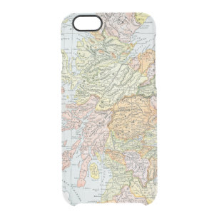 MAP: SCOTLAND CLEAR iPhone 6/6S CASE