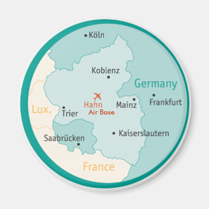 Map Showing Hahn AB Magnet