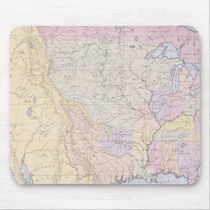 Map showing the localities of the Indian tribes Mouse Mat