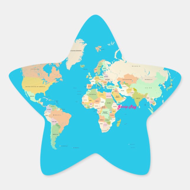 map star sticker (Front)