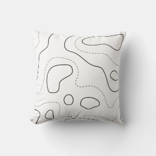 Map-Theme Accent Cushion