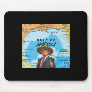 Map Trump America's Gulf Mexico President Trump So Mouse Mat