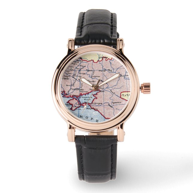 MAP: UKRAINE, c1906 Watch (Front)