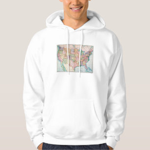 Map: United States, 1905 Hoodie