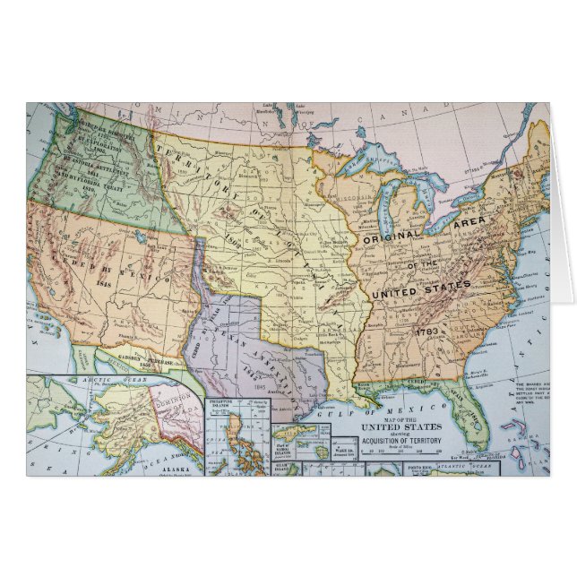 Map: US Expansion, 1905 (Front Horizontal)