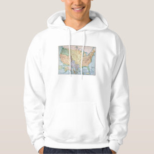 Map: US Expansion, 1905 Hoodie