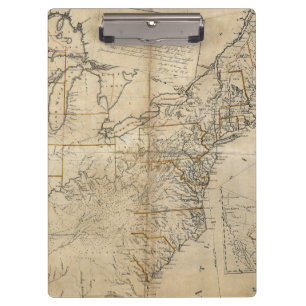 MAP: USA, 1783 CLIPBOARD